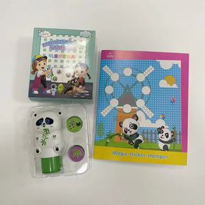 2025 nuevo producto lindo Animal forma Sello Mágico pegatina Sin desorden pegatina mágica conjunto impermeable niño niña sello bono - Product Image 3