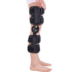Soporte médico para articulación de rodilla, inmovilizador ortopédico, ajuste de férula para pierna, fractura, soporte de fijación de rodilla transpirable - Product Image 1