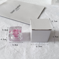 Boîte Cadeau Carrée en Acrylique pour la Fête des Mères 2026 – Mini Rose Éternelle Préservée – Boîte à Bague Fleur Éternelle – Grande Vente