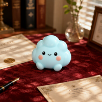 Jouet Squishy Nuage Mignon USA à Remontée Lente Anti-Stress, Jouet à Presser Kawaii Nuage pour Enfants et Adultes, Cadeau Décoration