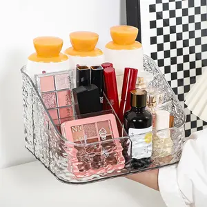Kotak penyimpanan Makeup Organizer kosmetik transparan akrilik