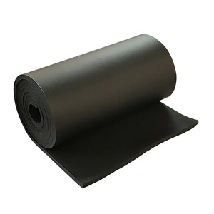 Rubber And <b>Plastic</b> <b>Sheet</b> 10mm 15mm 20mm 30mm 40mm 50mm <b>Rolled</b> Plate Black Heat Insulation Fireproof For Roofing - Product Image 1