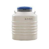 Nouvelle cuve cylindrique en alliage d'aluminium sablée de grand diamètre 2L/3L/6L/10L/15L/20L/30L/50L pour azote liquide