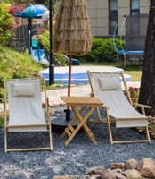 Nouvelle chaise inclinable pour la maison, pliable pour les siestes sur le balcon, portable pour le camping en plein air et les loisirs à la plage