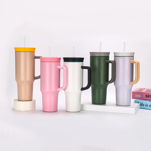 Borraccia Sportiva 1:10Wala Senza BPA 24oz 30oz 32oz 40oz per <span class=keywords><strong>Tumbler</strong></span> Isolati in Acciaio Inox con Cannuccia Citrus Crush - Product Image 6