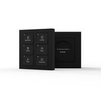 Nuevo Interruptor de Pared Inteligente Inalámbrico Siqitech para Panel de Aleación de Aluminio con Control Remoto