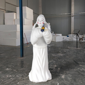 Escultura de Resina de Figura Antigua para Exteriores, Montaje en Suelo, Duradera, Hecha a Mano, Diseño Tradicional, Empaque Individual - Product Image 3