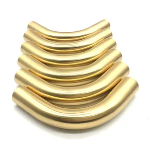 Bending Tube Wall Lamp Accessories Pipe Bending Service Bend Pipe Brass Flange Reducing Custom Forged Hexagon Stamping CN;GUA YQ