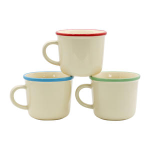 Tazas de Cerámica Zibo, Porcelana de Color Sólido, Gran Capacidad, Regalo para Uso General - Product Image 3