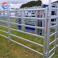 Panneaux d'élevage de haute qualité 12ft 16ft, panneaux ovales galvanisés pour bovins, clôture pour moutons et chevaux et portails de 6ft de haut pour cour