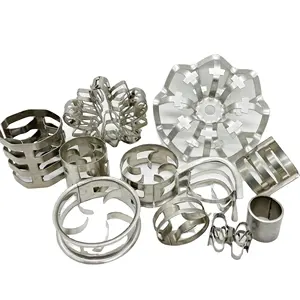 Matel Pall ring vsp ring Tower Packing Mass Transfer Stainless Steel Intalox Saddle Ring matel random packing