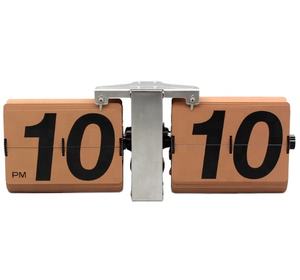 Réveil numérique rétro à retournement automatique Fichier de table Horloge de page inférieure Format <span class=keywords><strong>AM</strong></span>/ <span class=keywords><strong>PM</strong></span> Montre pour la maison et le <span class=keywords><strong>bureau</strong></span> - Product Image 4