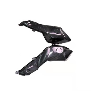 Cache d'admission latéral modifié en fibre de carbone pour moto MT07 - Product Image 6