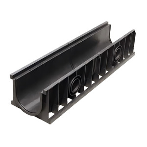 Best-selling, high-quality HDPE drainage channel: 1000 x 200 x 200 mm, suitable for outdoor stormwater drainage - Product Image 1