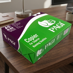 Papier pour imprimante PAGI A4 70 Blancheur : 90% Taille : 210x297 mm 70 g/m² x 5 rames, 500 feuilles/rame, 5 rames/carton - Product Image 3