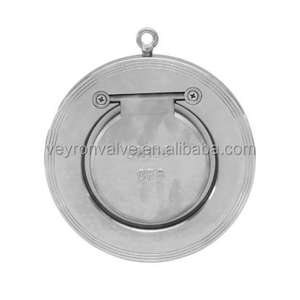 Vanne <span class=keywords><strong>de</strong></span> retenue à clapet simple VEYRON à bas <span class=keywords><strong>prix</strong></span>, unidirectionnelle, en acier inoxydable DI CI, PN 16 DN50-600, joints en PTFE, EPDM, NBR, certification CE - Product Image 1