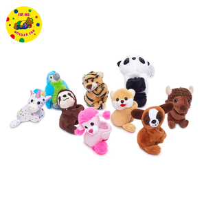Bracelet claquant en peluche <span class=keywords><strong>perroquet</strong></span> coloré et lumineux, élastique et extensible, jouet pour poignet, accessoire décoratif mignon et joli cadeau de vacances - Product Image 4