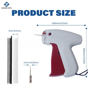 <span class=keywords><strong>Pistolet</strong></span> polyvalent de fixation d'étiquette de haute précision pour tissus délicats YH-N11 de flèche rouge personnalisée étiquettes de point de vêtements - Product Image 2
