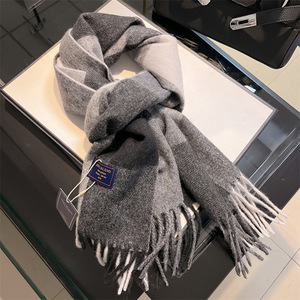 Hot Bán Châu Âu Thời Trang Scotland Màu Đỏ Mô Hình Sọc Cashmere Len Cảm Giác Khăn 180*30Cm Sọc Sọc ca rô Người Đàn Ông Khăn - Product Image 4