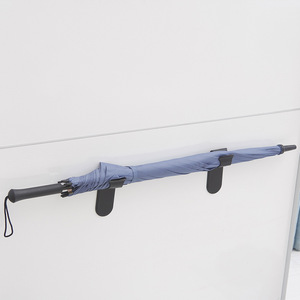 Yimijia Umbrella Hook Adhesive Wall Mount Holder For Home Bathroom <b>Car</b> Use Black Modern Design 10 Umbrellas Capacity - Product Image 3