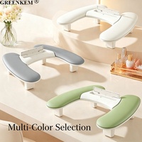 Repose-main double en forme de U pour manucure avec support de téléphone et boîte de rangement, portable, détachable et confortable