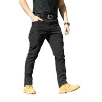 Pantalon tactique décontracté IX9 pour l'entraînement des forces spéciales, printemps-automne, extérieur, coupe ample, extensible, softshell, respirant
