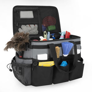 Grote rollende schoonmaakkar met wielen en afneembare <span class=keywords><strong>trolley</strong></span>, extra grote waterbestendige schoonmaakkar voor huishoudsters - Product Image 6