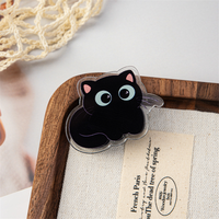 Clips en PP acrylique personnalisés double face avec formes de dessins animés, imprimés en couleur, pour anime et dessins animés