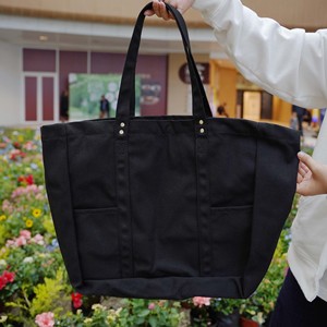 Bolsa de Lona de Gran Capacidad con Bolsillos y Compartimento para Portátil, Práctica para Cualquier Compra - Product Image 1