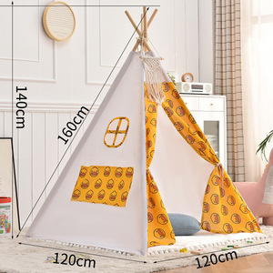 <span class=keywords><strong>Tenda</strong></span> da Gioco per Bambini in Cotone e <span class=keywords><strong>Lino</strong></span> a Strato Singolo per Interni, Personalizzabile, per Decorazioni Fotografiche di Neonati - Product Image 6