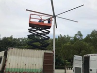 Ventilateurs d'extérieur FJDIAMOND à grande capacité de 7,3 m avec pales en aluminium à entraînement direct, débit d'air de 13 000 mètres cubes/minute, faible bruit de 38 dB, portée de 1500 mètres