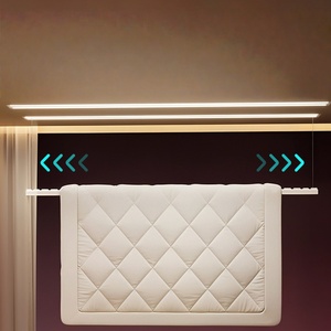 Séchoir à linge encastré dissimulé pour la maison |   Séchoir à linge motorisé invisible pour balcon, télécommandé et relevable - Product Image 4