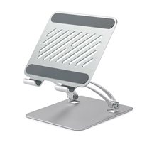Boîte de logo personnalisée en usine IDock support de support de tablette de bureau réglable pliant portable en aluminium