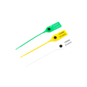 Оптовые индивидуальные пластиковые пломбы с отрывной лентой для машинного использования, одноразовые, с номерами, из ПП+металла, прочность 120Н - Product Image 3