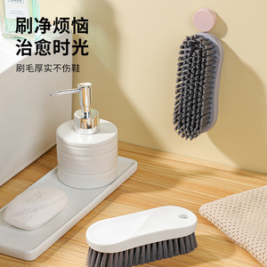 Brosse à linge avec manche, poils en nylon, nettoyage multi-usages pour vêtements, chaussures, écologique - Product Image 2
