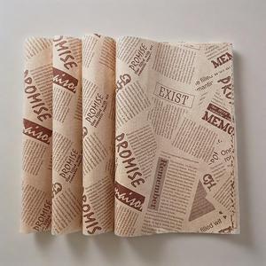 Precio al por mayor, papel de envasado de alimentos a prueba de grasa, hoja de papel recubierta de cera en caja, papel de embalaje para comida, sándwich de hamburguesa - Product Image 3