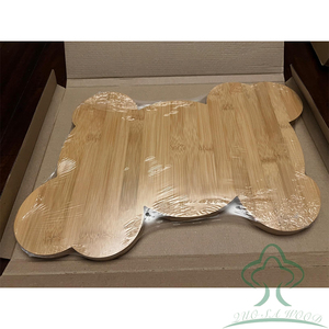 Bandeja Grande de Bambú <span class=keywords><strong>para</strong></span> <span class=keywords><strong>Platos</strong></span>, Bandeja de Té con Grabado Swing Shoot, Plato de Madera Maciza Impermeable <span class=keywords><strong>para</strong></span> Fiestas y Exhibición de Frutas Secas - Product Image 3