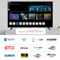 Nuevo Televisor Inteligente QLED 4K UHD de 65 Pulgadas 2026, Televisión Android sin Marco, Cine en Casa, Juegos, Quantum Dot HDR10, Precio de Fábrica
