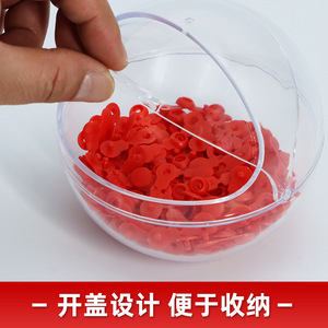 Boîte de rangement médicale jetable en plastique avec double rangée de boucles, pour bracelets imprimés – Approvisionnement direct usine - Product Image 4