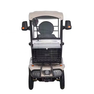 HLD Hot Sale Four Wheel Electric Scooter Open Body Type with Roof Fashion High-Speed Passenger Electric Quadricycles - Product Image 4