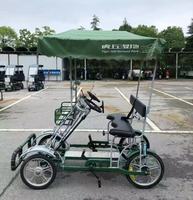Vélo tandem coloré à 2 places / Vélo tandem à 4 places avec cadre en acier / Vélo tandem à 4 roues