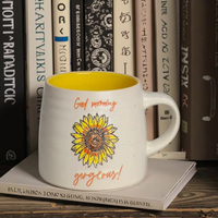 Usine directe tasses en céramique tasses à thé en porcelaine imprimées à la main prend en charge les modèles OEM/ODM cadeaux à un prix