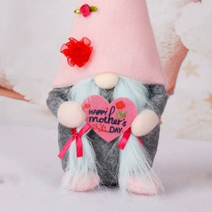 Mother's Day Decoration Rudolf Faceless Doll Ornament Fabric Durable & Reusable Indoor Venue Arrangement <b>Prop</b> Holiday Gift - Product Image 3