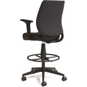 Taburete de Dibujo Alera Wessex con Altura de Asiento Ajustable, Capacidad de 275 lb, Brazos Extraíbles y Anillo de Reposapiés para Uso en Oficina - Product Image 6