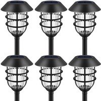 Lumière solaire extérieure de piquet de jardin avec torche de flamme vacillante pour le jardin de cour