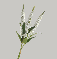 Penjualan Langsung Pabrik Bunga Salvia Sentuhan Asli Warna Putih Lavender untuk Dekorasi Pernikahan