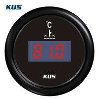 Nuevo Medidor de Temperatura Digital KUS CETR IP67 a Prueba de Agua, 52mm, 12/24V, 316SS, 25~120C, para Agua, Generadores y Embarcaciones