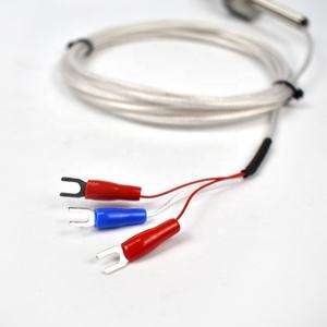 Laiyuan Fabriek Prijs 8*50Mm Platina <span class=keywords><strong>Pt100</strong></span> Thermokoppel Sonde <span class=keywords><strong>Rtd</strong></span> Temperatuursensor Met Schroefdraad - Product Image 5