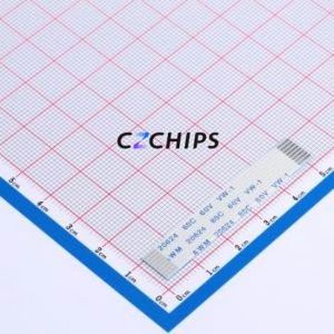 FC-1.0B-8P-50mm FFC Cable (Flexible Flat Cable) P=1mm Connector 8P 1mm 0.3mm Non-Inverting - Product Image 1