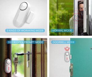 Chuông Báo Động Cửa Sổ Cửa An Toàn Máy Dò Cảm Biến An Ninh Chống Trộm Cửa Ra Vào Báo Động Rung Cửa Sổ Cửa Để Cảnh Báo Trộm - Product Image 3